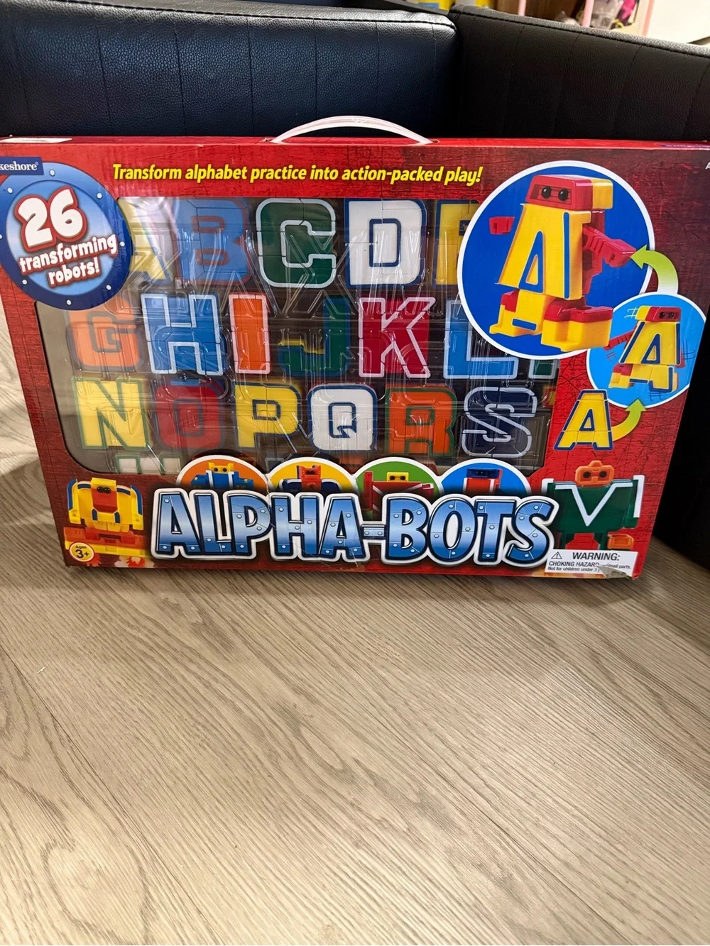 Alpha Bots Complete Set of 26 Transforming Robots Alphabet Letters Lakeshore